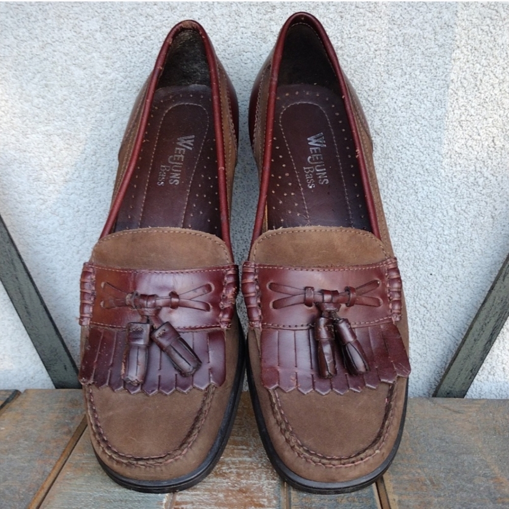 NEW Bass Weeguns Tassle Loafers slip ons